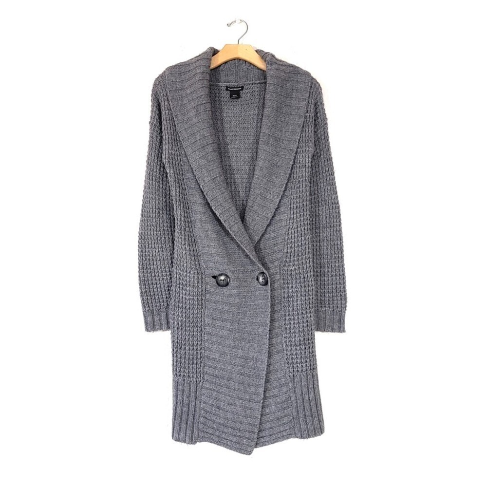 Club Monaco Alpaca Wool Shawl Collar Cardigan Sweater Old Money Quiet Luxury